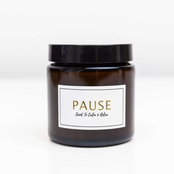 Pause Wellbeing Candle scent to calm and relax