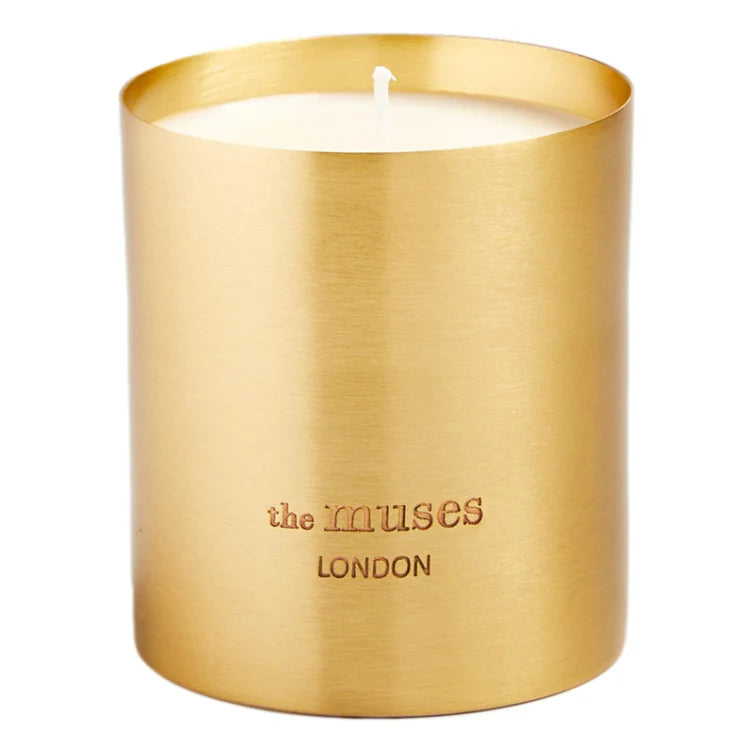 The Muses London Brass vessel Luxury Candle