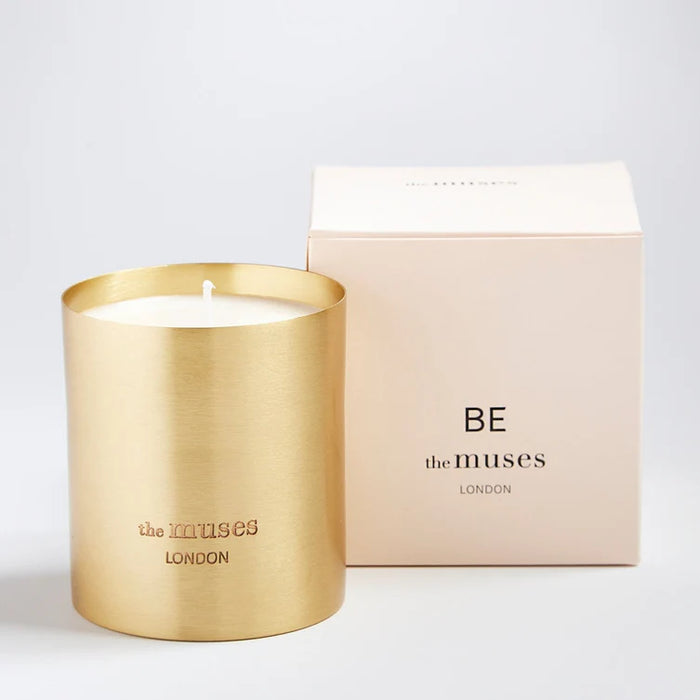 The Muses London Be Brass Vessel Luxury Candle