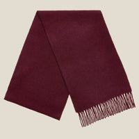 Bronte Moon Merino Wool Scarf in Claret