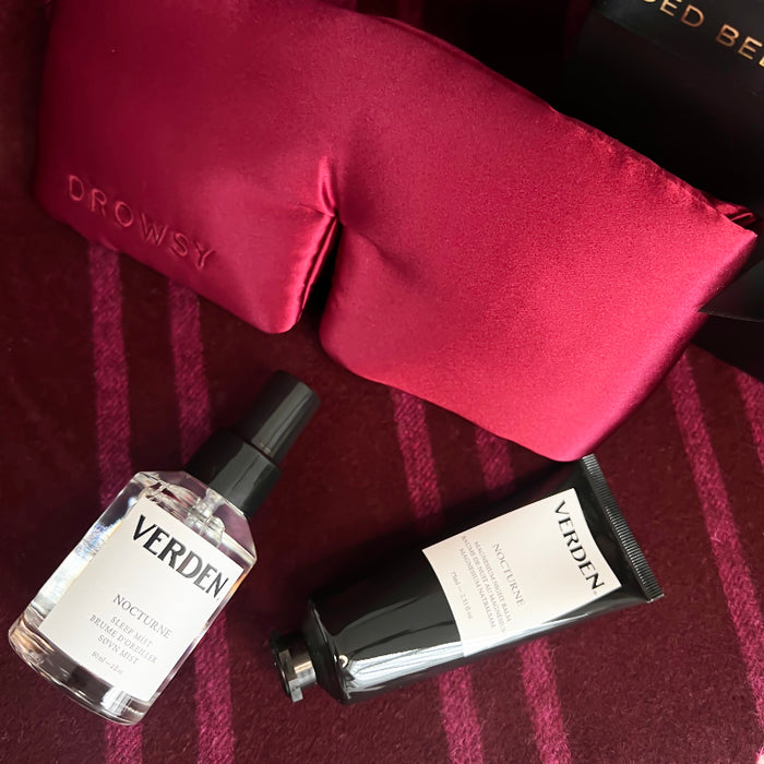 Luxury Burgundy Blanket Sleep Gift Hamper