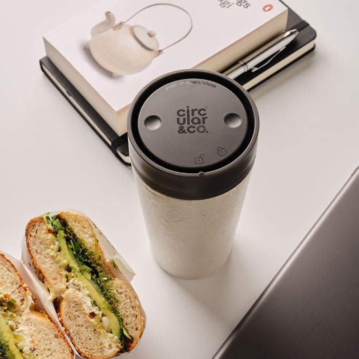 Circular & Co reusable grey coffee cup