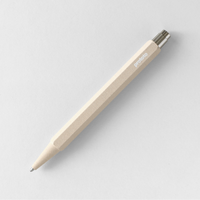 Circular Ballpoint Pen Natural colour on white back ground
