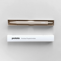 Circular Ballpoint Pen Natural in box