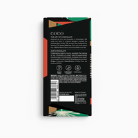 Coco Gingerbread milk chocolate mini bar ingredients label