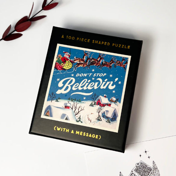 Don't Stop Believin' 100 Piece Jigsaw Puzzle Stocking Filler