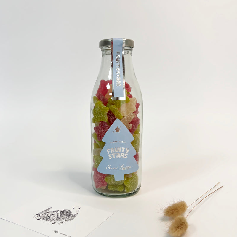Fruity Stars Christmas Sweet Bottle