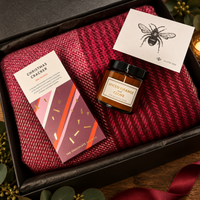 Raspberry Blanket Christmas Gift Hamper