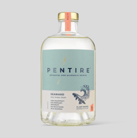 Pentire non-alcoholic spirits bottle on a light gray background