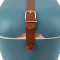 Polarbox retro cool box leather strap corporate gift