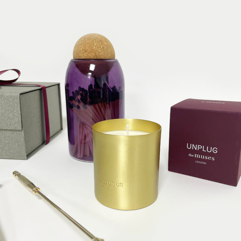  Unplug Luxury Candle The Muses London