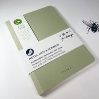 Vent for change sustainable Sucseed Notebook made from Kiwi