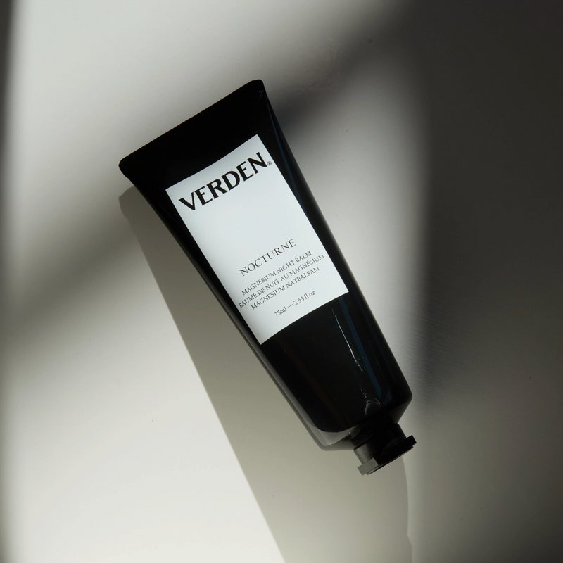 Black tube of Verden product on a light background