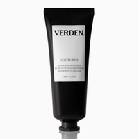 Black tube of Verden Nocturne balm on a white background