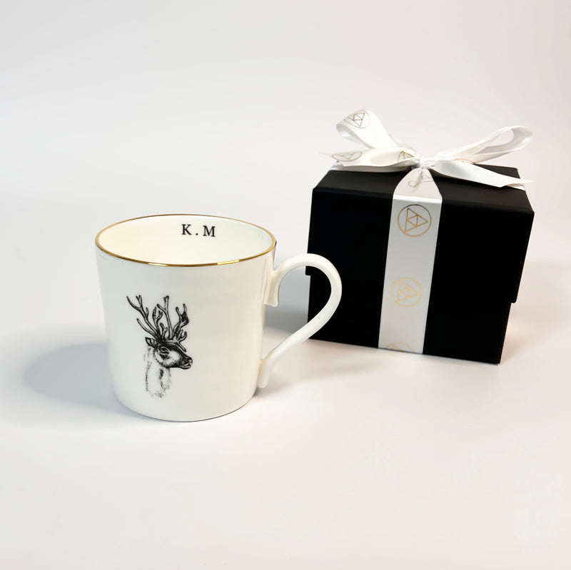 Branded Personalised Luxury Bone China Mug