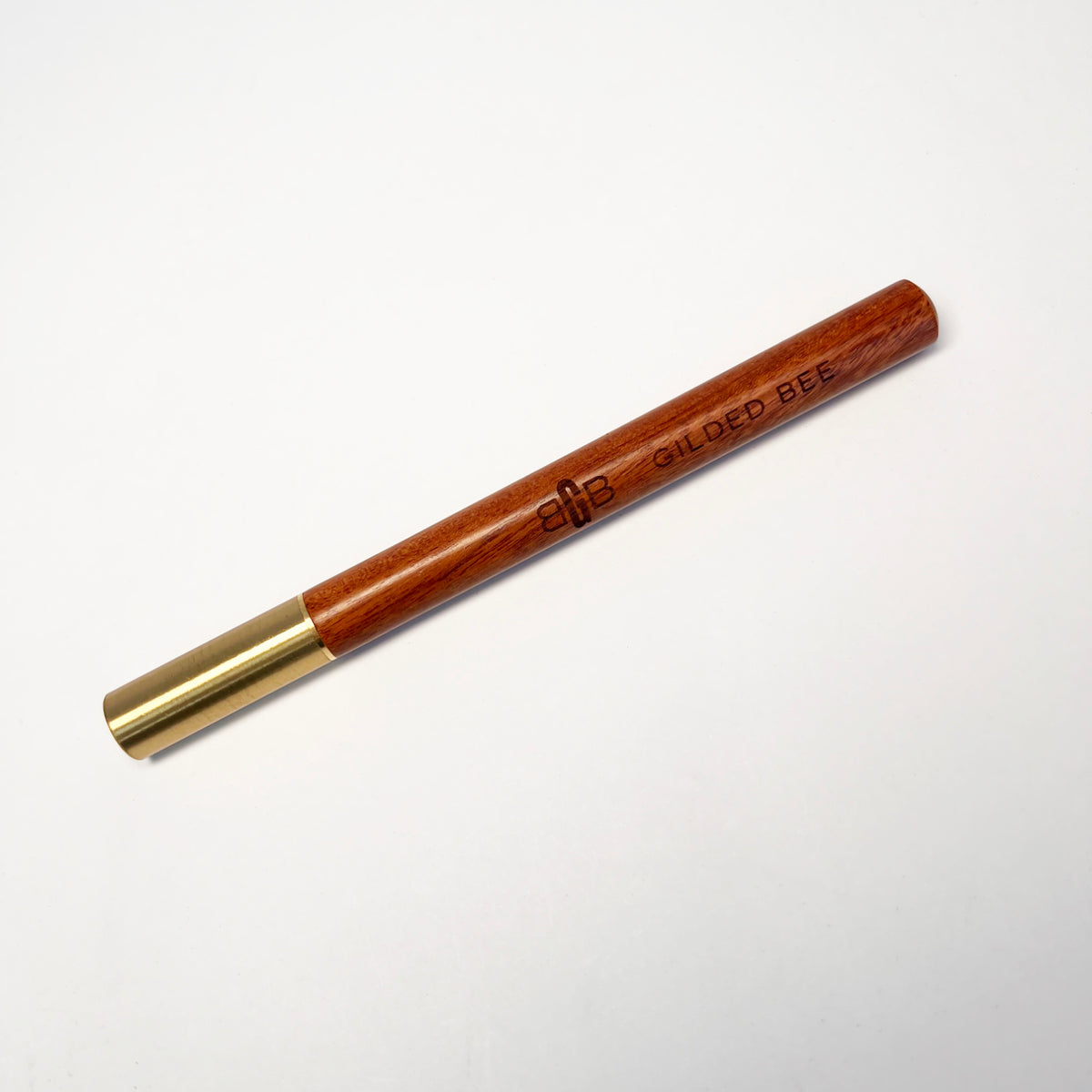 Walnut & Brass Branded Pens (MOQ 24)