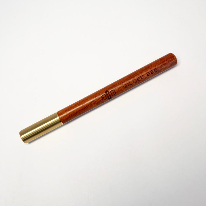 Walnut & Brass Branded Pens (MOQ 24)